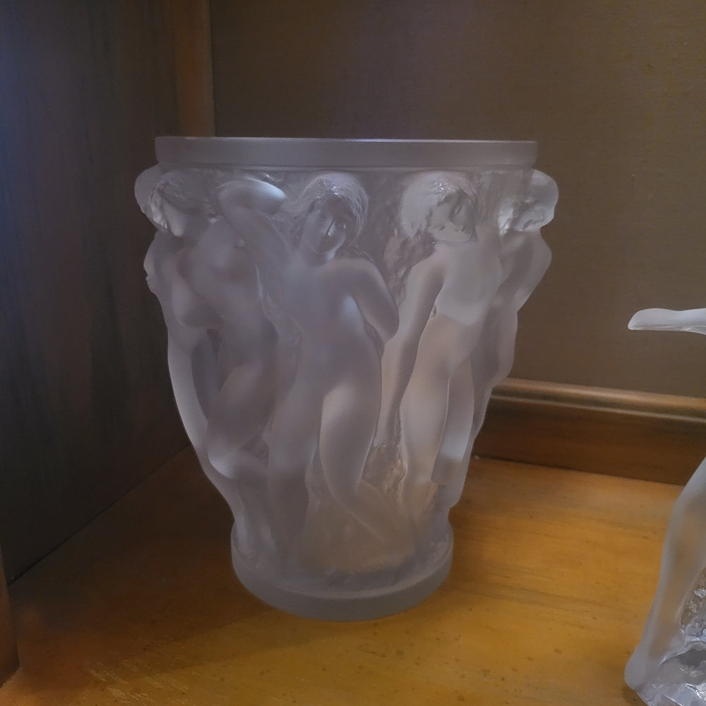 Lalique White Sculpture Art Masterpiece